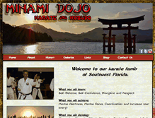 Tablet Screenshot of minamidojo.com
